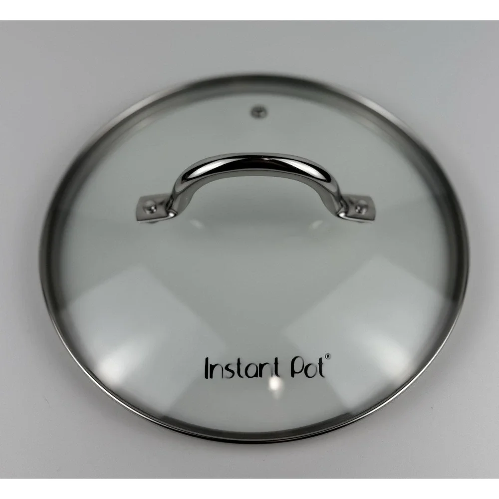Instant Pot 6 Qt Tempered Glass Lid Replacement w/ Steam Vent Stainless Handle
